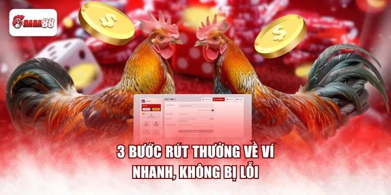 3 bước rút thưởng về ví nhanh, không bị lỗi