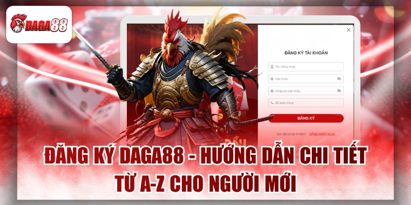 Đăng Ký Daga88 - Hướng Dẫn Chi Tiết Từ A-Z Cho Người Mới