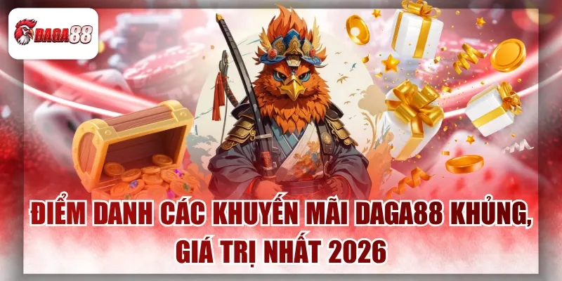 Điểm Danh Các Khuyến Mãi Daga88 Khủng, Giá Trị Nhất 2026