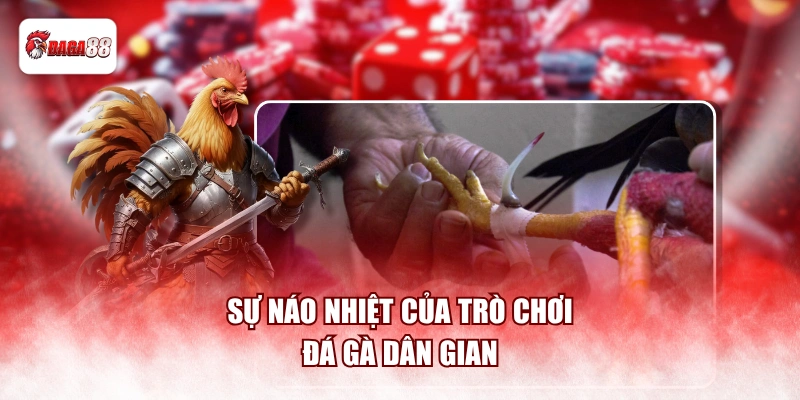 Sự náo nhiệt của trò chơi đá gà dân gian daga88